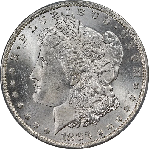 1883-O Morgan Silver Dollar PCGS MS66 Blazing White Gem Strong Strike