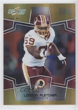 2008 Score Select Gold Zone /50 London Fletcher #328