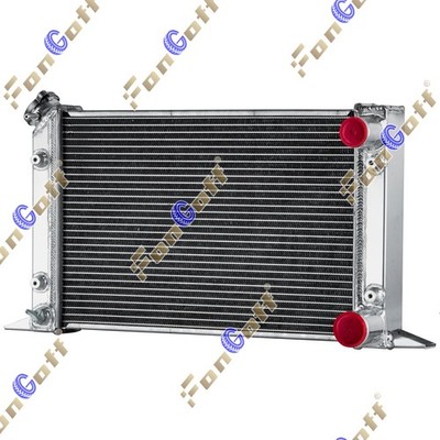 3 Row Aluminum Double Pass Radiator Fit VW Scirocco/Pro Stock Style Drag
