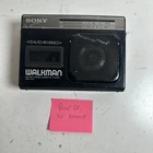 Sony Walkman WM-F57 Black Handheld FM/AM Stereo Cassette Player - For Parts
