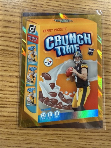 Kenny Pickett [Lava] #CT-13 2022 Panini Donruss Crunch Time card