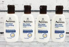 4 - Aveeno Skin Relief Moisturizing Lotion Therapeutic 1oz 5/26 - NEW