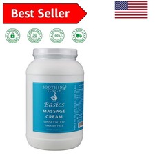 Soothing Touch Basics Massage Cream 1 Gallon - Gentle Formula for All Skin Types