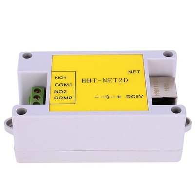 IP-Netzwerk-Relaismodul 2-Kanal-Fernbedienung DC5V HHT NET2D Mit MODBUS