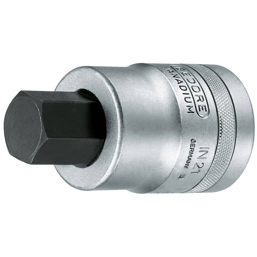 Gedore Screwdriver Bit 1"" Internal Hexagon 27 mm