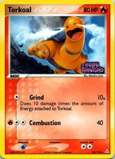Torkoal 33/110 Rare Reverse Holo EX Holon Phantoms Stamped LP Pokemon on eBay