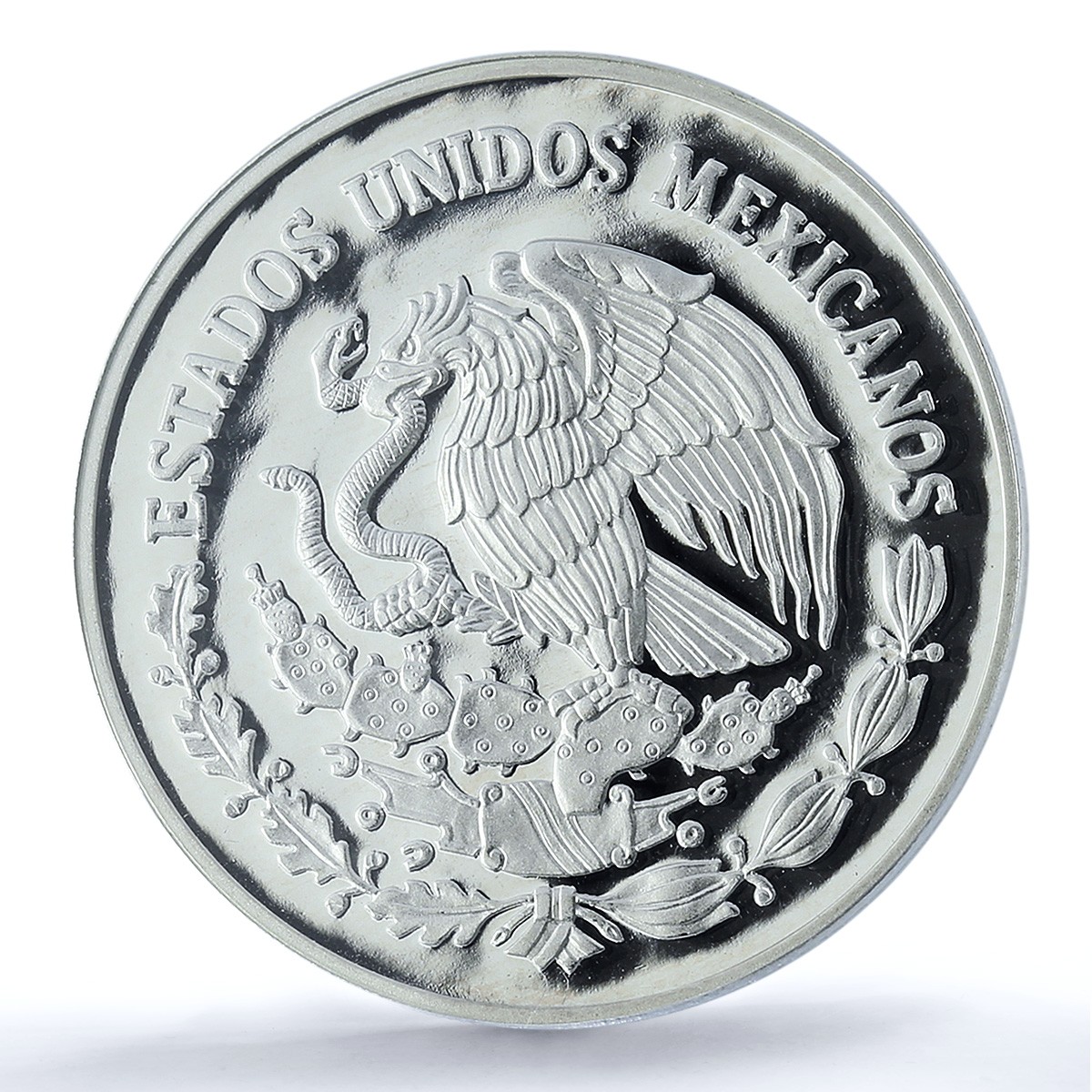 Mexico 10 pesos Michoacan State KM-831 Butterfly PR 69 PCGS silver