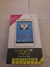 Trio AXS Quad Core 4g 16gb White Tablet Read Description