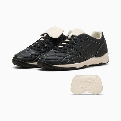 Puma King Indoor Icon Sneaker Puma Black Frosted Ivory 405342-01 Men's tom01