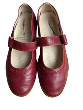 Medicus Leather Orthopedic health Red Shoes Size 5.5 Us 3.5 uk Soft Pre- love