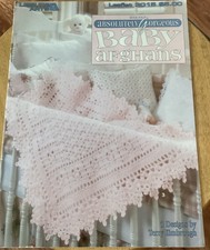5 Crochet Baby Afghans Patterns - Booklet Leisure Arts 3015