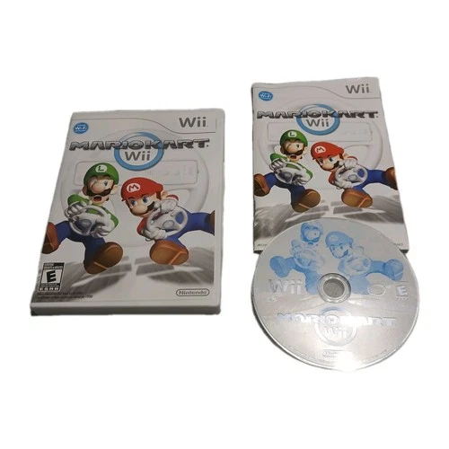 Mario Kart Wii Nintendo Wii 2008 CIB, Scratched, but tested and working 🔥🔥🔥