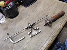 Vtg Antique 1800's Steavins Hand Saw Filer Sharpening Woodworking Carpenter Tool