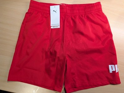   PUMA Kinder Badeshorts rot - ESS LOGO LAB Woven Shorts Neu  