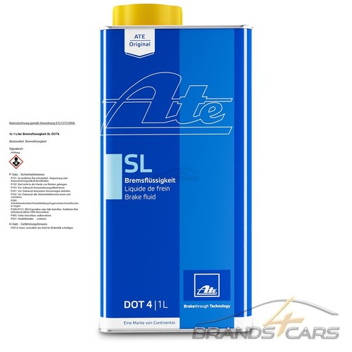ORIGINAL ATE 1L LITER BREMSEN FLÜSSIGKEIT BREMSFLÜSSIGKEIT SL DOT4 30971988