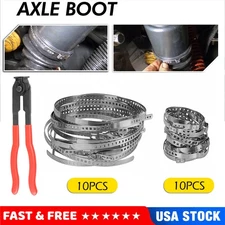 For Auto / ATV CV Joint Axle Boot Clamp Pliers Tool with 20 Crimp Bands Replace