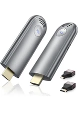 Wireless HDMI Transmitter and Receiver Plug & Play Portable 2.4G/5G Extender Kit