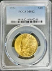 1932 $10 Eagle Indian Head Gold Coin PCGS MS 62, Vintage Gold, Collectible, US