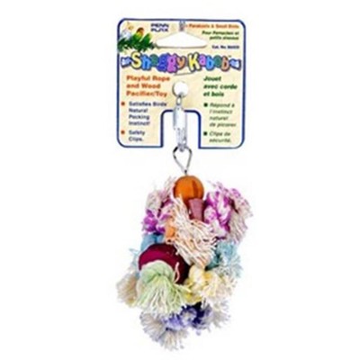 LM Penn Plax Bird Life Shaggy-Kabob Parakeet Cockatiel Small Bird Toy