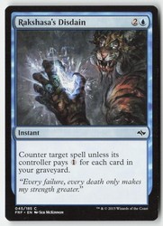 Rakshasa's Disdain 045/185 Fate Reforged