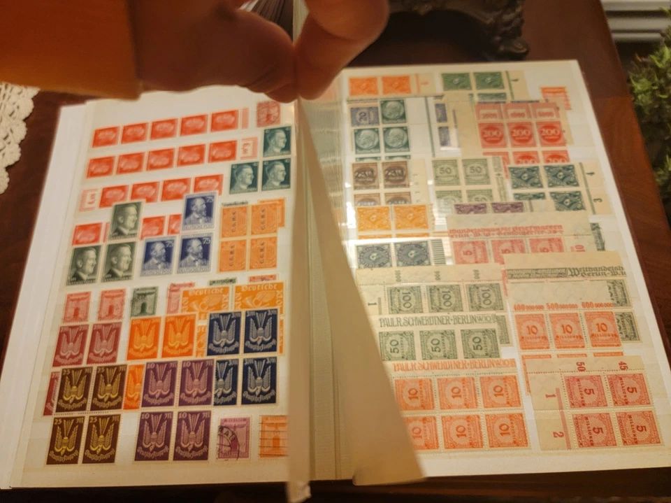 Collection of Germany Reich, Danzig, Wurttemberg, Bavaria stamps in stockbook - Image 3 of 4