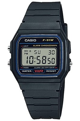 Casio Collection Watch F-91W-1JH Men's Black [Official Japanese Product] New