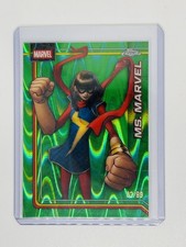 2026 Topps Chrome - Ms. Marvel #83 - Green RayWave /99