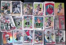(231) CARD Bowman 1st BASE + RC  LOT Nick Yorke pirates Red Sox Baseball MLB