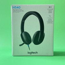 Logitech H540 USB-A Stereo Computer Headset Noise-Canceling Microphone Padded