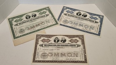 1944/46/47 Lehigh Kohle- und Schifffahrtsgesellschaft Stammaktienzertifikate