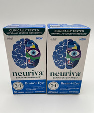Neuriva Brain  Eye Focus Memory Blue Light 30 Capsules X2 Exp 05/2026