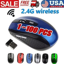Wireless Optical Mouse Mice 2.4GHz USB Receiver For Laptop PC Computer DPI lot