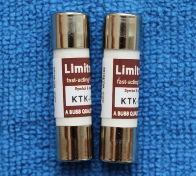 10pcs OEM Fast-acting Fuse KTK-1/2 , 600V 0.5A,   Plated Cap #zc