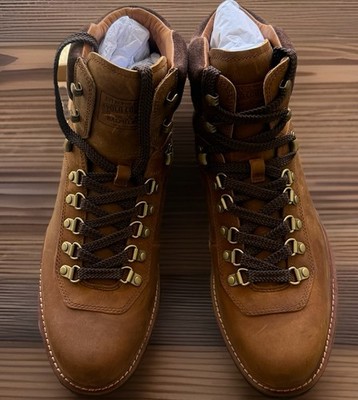Men s Boots Polo Ralph Lauren Alpine Leather Hiking Boots - BROWN/ SIZE - 10.5 D