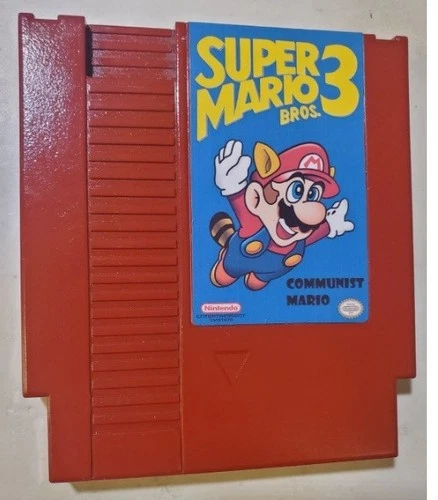 Super Mario Bros 3 COMMUNIST MARIO New SMB3 Game For NES Nintendo NTSC