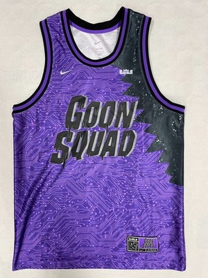 Tricot nike Space Jam 2 Goon Squad Lebron James Lila Dri-Fit XL Herren