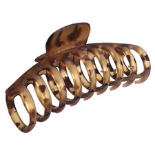 Hair Clip, 4.3 inches Matte Large Hair Claw Clips Leopard Print Non-Slip Ponytai