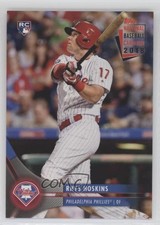 2018 National Baseball Card Day Exclusive Gift Cards Rhys Hoskins Rookie RC 2r7. rookie card picture