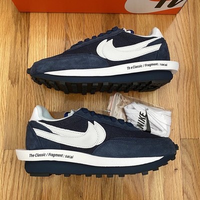Nike LD Waffle SF sacai Fragment Blue Void DH2684-400 Men's Sneakers Size 6.5