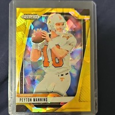 Panini 2025 PrizmPeyton Manning Gold Ice Prizm #195 Tennessee Volunteers