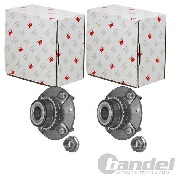 2X NK RADLAGER-SATZ Hinten Passend FÜR Hyundai Accent Links+Rechts | 763413-image