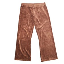 Juicy Couture Vintage Y2k 2002-2004 Velour Pants Brown Size Large