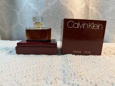Calvin Klein RED Perfume Extrait 1 FL OZ Early 1980s Original Formula w/ Box