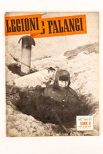 Legioni e Falangi Rivista Anno 2 n 5 Fascismo Propaganda Fascista WW2 Guerra PNF