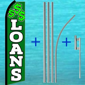 Loans Swooper Flag Pole Mount Kit Flutter Feather Banner