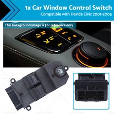 Car Window Control Switch ABS 35750-S5P-A11ZA Suitable For Honda Civic 2001-2005