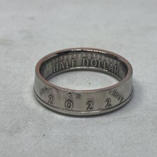 Handmade 2022 Half Dollar Coin Ring
