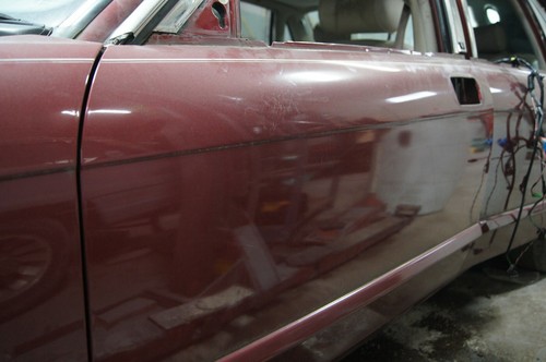 1998 JAGUAR XJ8 L DOOR FRONT LEFT DRIVER SIDE RED - Picture 7 of 7