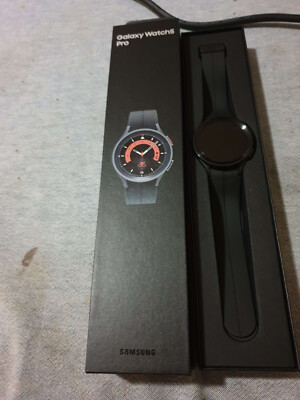 美品】Galaxy Watch5 Pro プロブラックチタニウム 海外版