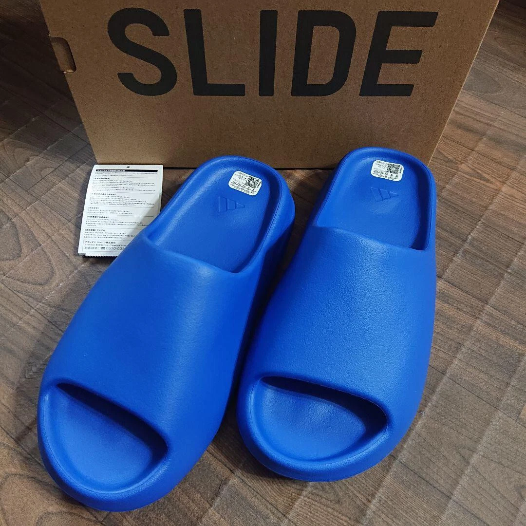 ID4133 adidas Yeezy Slide Azure 26.5cm US8 blue with Box eBay